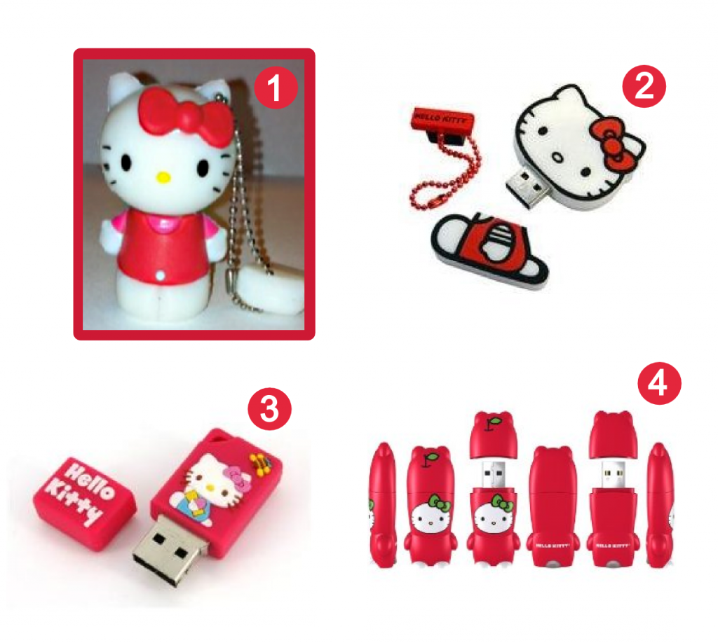 Tribe - Hello Kitty Princess - Hello Kitty - USB Flash Drive Memory Stick 8  GB - Pendrive - Data Storage - Flash Drive - Avvenice