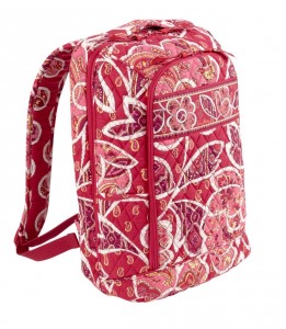 Red Floral laptop Backpack by Vera Bradley