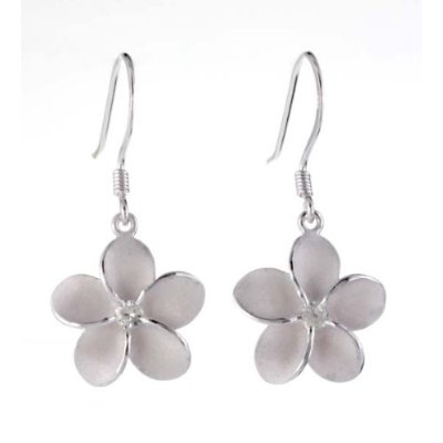 Plumeria earrings - Oh So Girly!